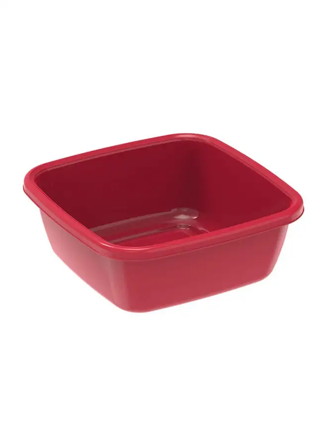 Cosmoplast Square Basin Red 9.0Liters