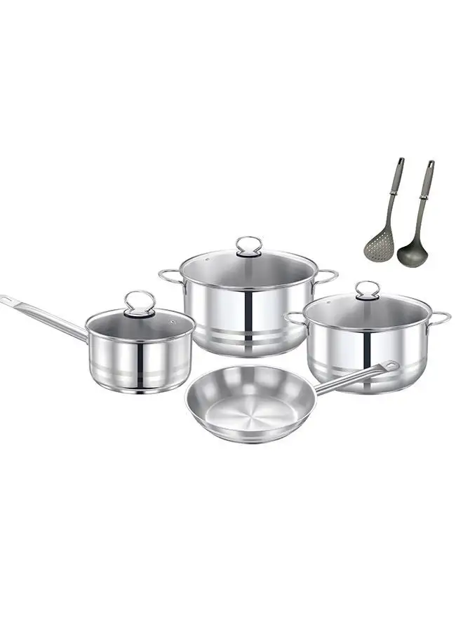 Prestige Prestige Stainless Steel 9Pc Cookware  Set