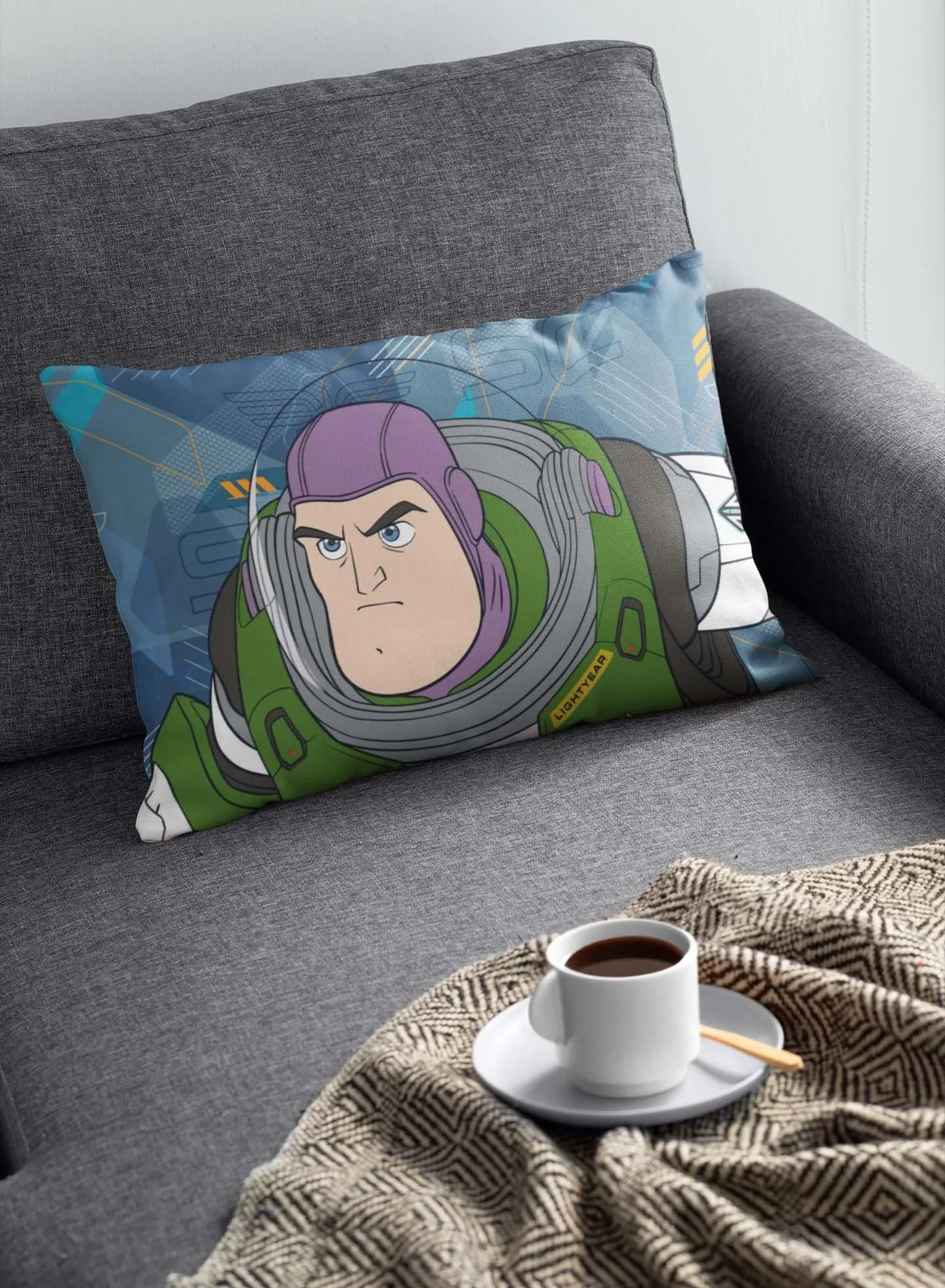 Disney Lightyear Decorative Shaped Cushion Official Disney Product 40 x 40 cm