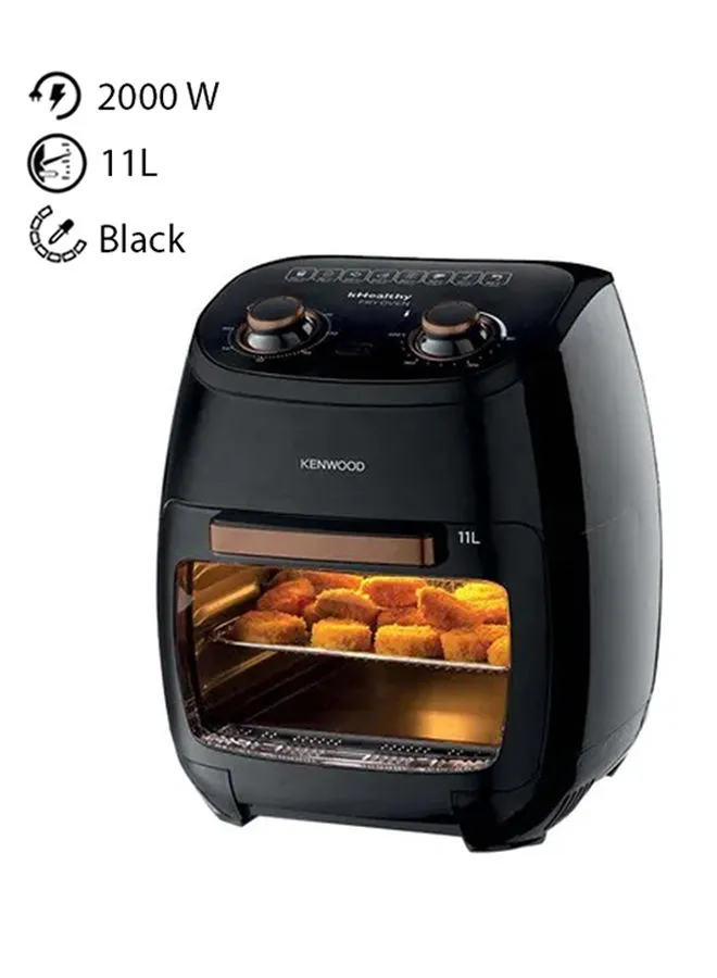 KENWOOD Air Fryer, Multi-Functional, Microwave Oven 11 L 2000 W HFP90.000BK Black