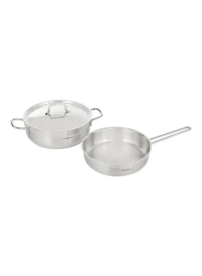 Korkmaz Set of 11 Pieces Korkmaz Alfa Stainless Steel Cookware  2Xl Size