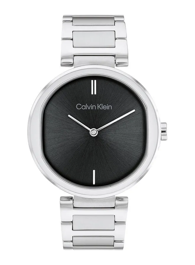 CALVIN KLEIN Women's Analog Round Shape Stainless Steel Wrist Watch 25200249 36 Mm