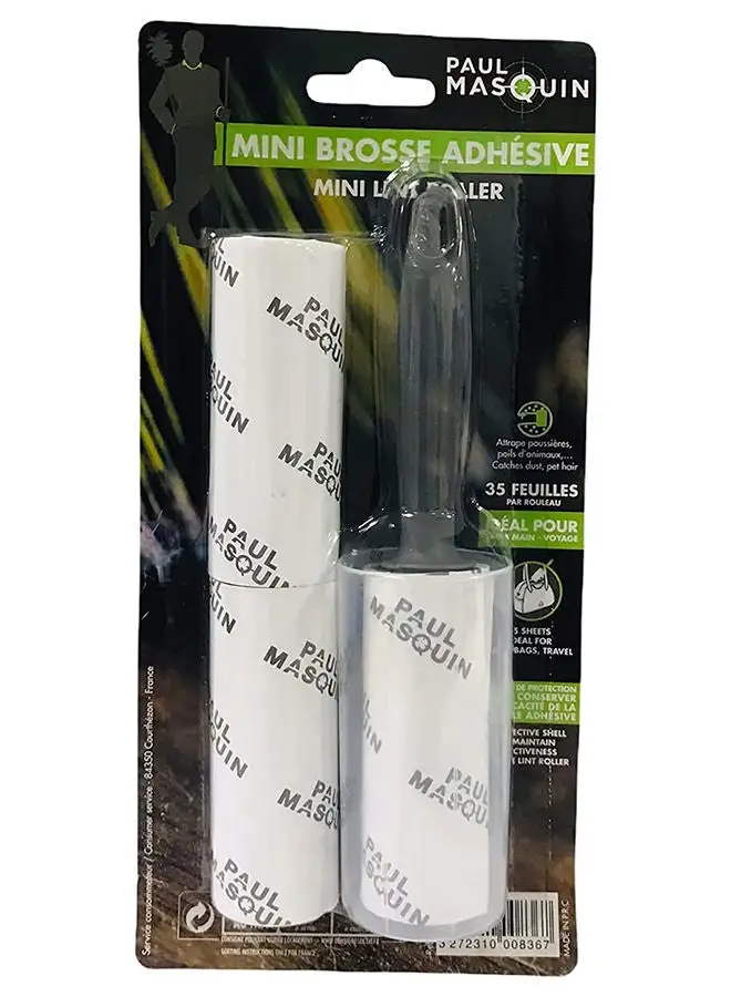 Paul Masquin Paul Masquin Mini Adhesive Brush, 35 Leaves + 2 Refills