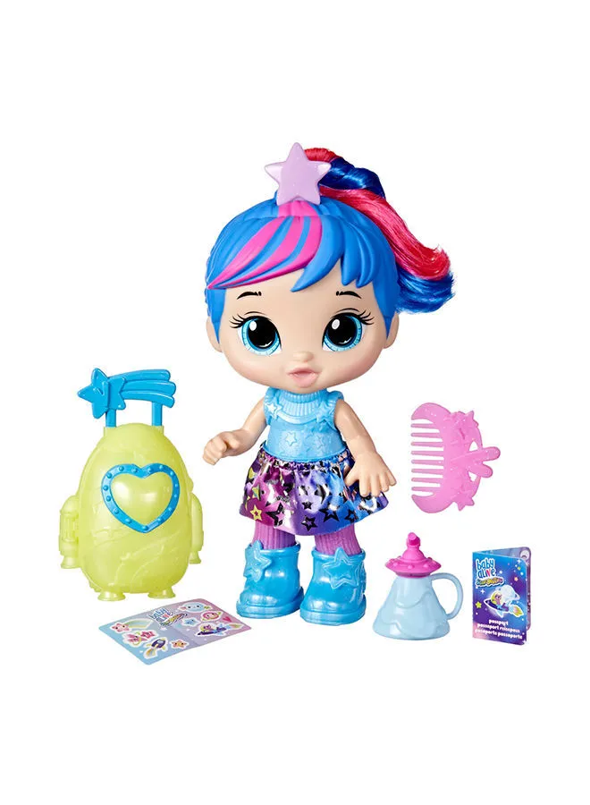 Baby Alive Star Besties Doll, Stellar Skylar, 8-inch Space-Themed Doll With Accessories For 3-Year-Old Girls