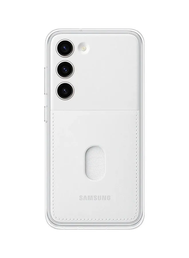 Samsung S23 Frame Case White