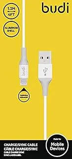 Budi Data Cable iPhone lightning 1.2M M8J143 - SILVER