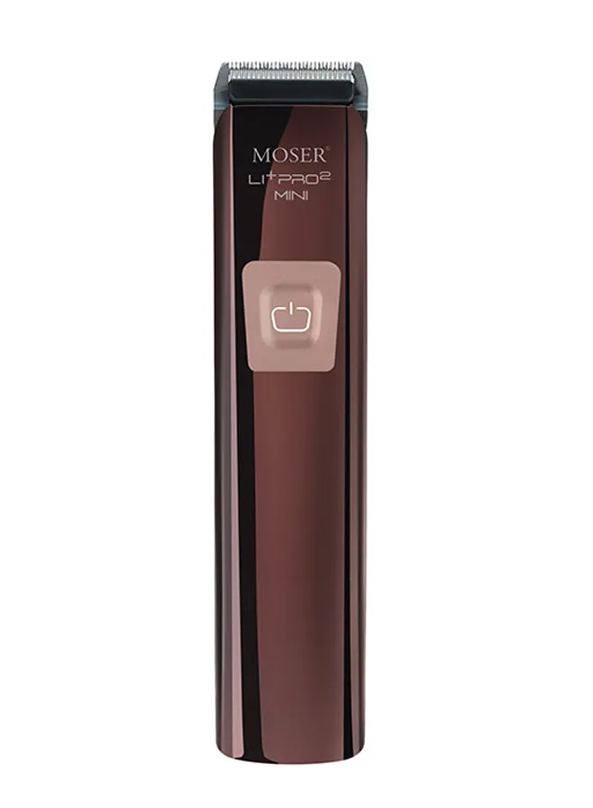 MOSER Li+Pro2 Mini Professional Cord/Cordless Hair Trimmer Brown