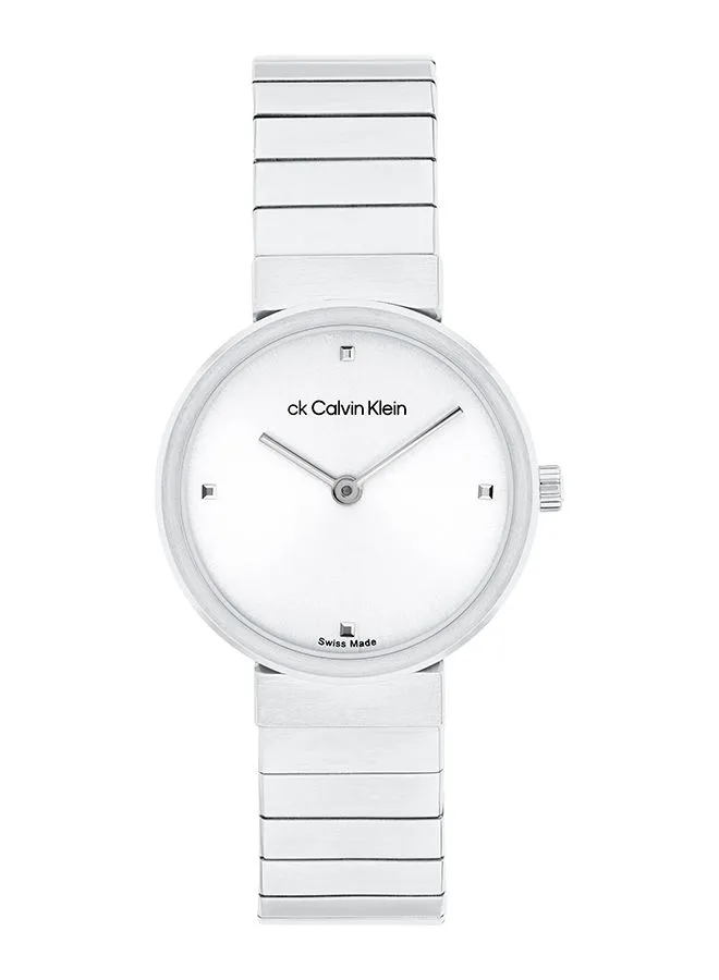 CALVIN KLEIN Women's Analog Round Stainless Steel Wrist Watch 25000041 - 28 mm