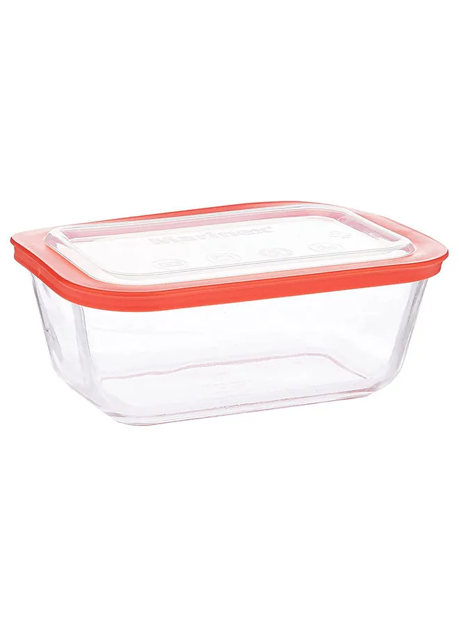 Marinex Marinex Rect Butter Dish 750ml W/Transparent Plastic Lid