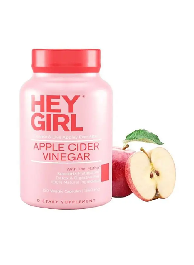 HEY GIRL NUTRITION Nutrition Apple Cider Vinegar 120 Veggie Capsules