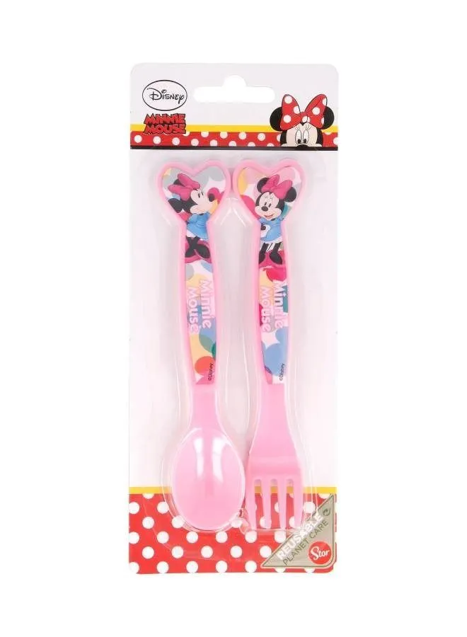 Disney Disney Cutlery PP 2-Piece Set Minnie Feel Good