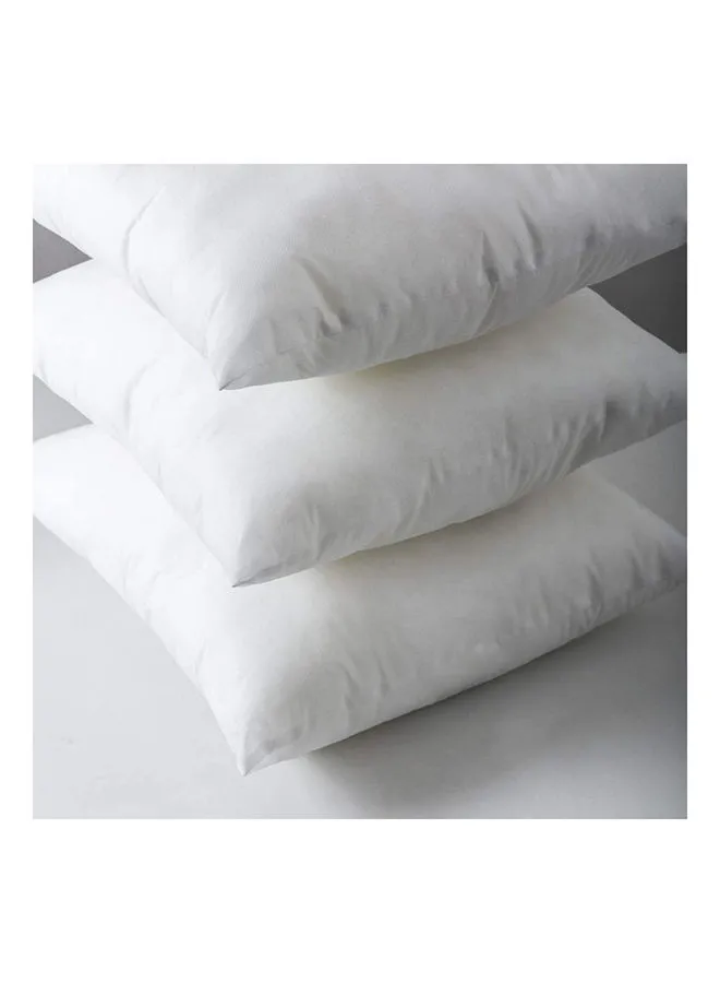 Hotel Linen Klub Cushion Filler Pack of 3pcs- Fabric: Non Woven , Filling 300grams Non Siliconized Fiber - Size : 40 x 40cm