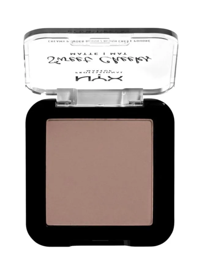 NYX PROFESSIONAL MAKEUP Sweet Cheeks Creamy Powder Blush Matte So Taupe