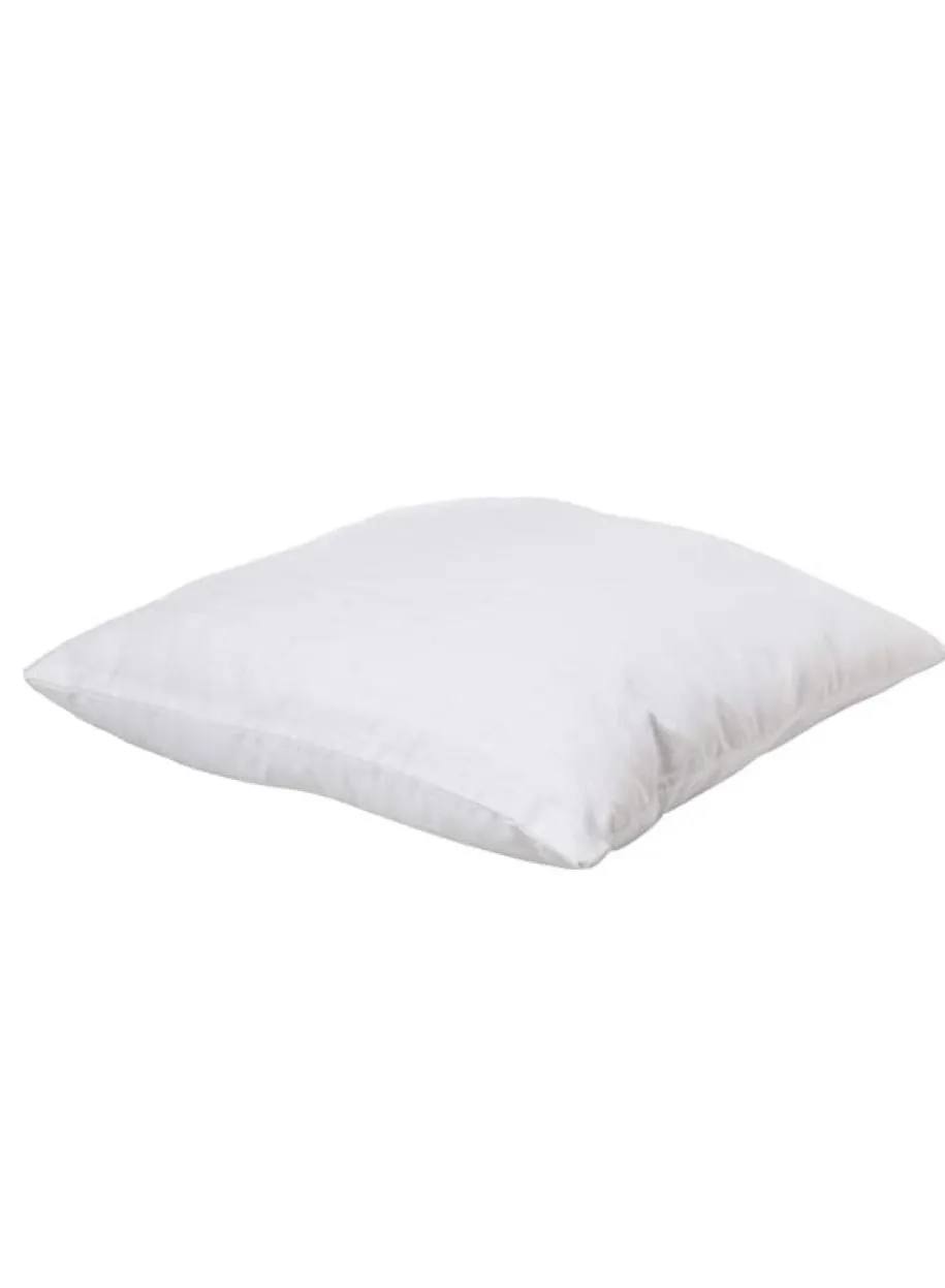 Maestro Maestro 2 Pcs Stripe Hotel Cushion Filler 90 GSM outer fabric, 450 grams with Microfiber filling, Size: 50 x 50, White