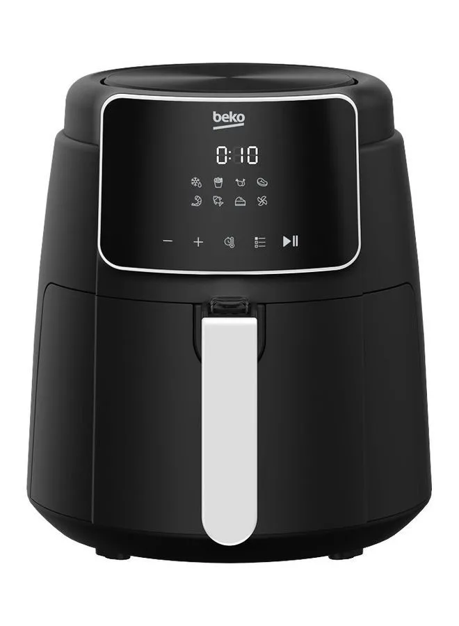 Beko Air Fryer Digital control panel, Present Defrost, French Fries, Chicken Wings, Steak, Shrimp, Fish, Cake, Air Drying Functions 3.9 L 1500 W FRL 2244B Black