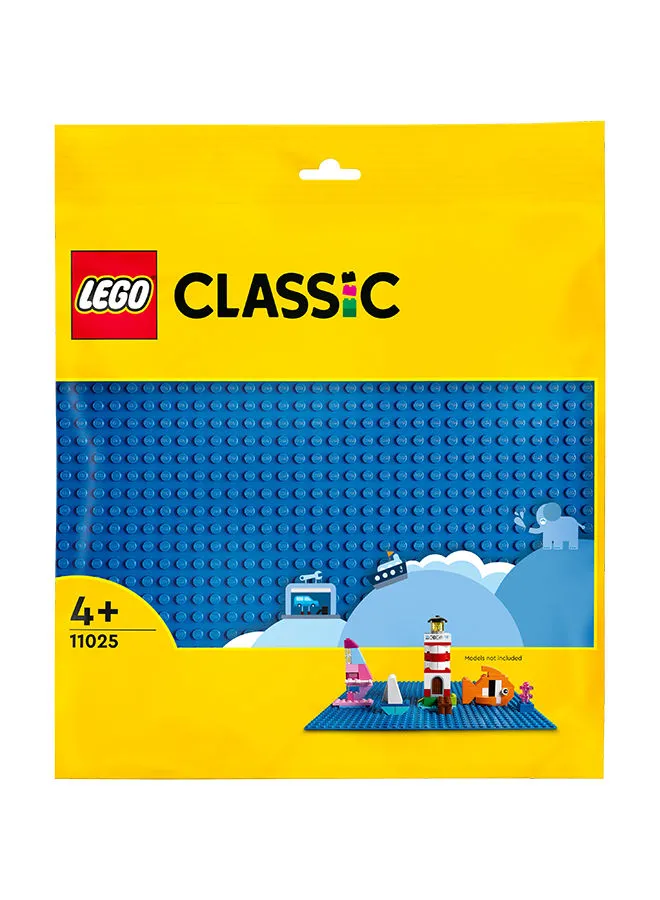 LEGO 6384602 LEGO 11025 Classic Blue Baseplate Building Toy Set (1 Pieces) 4+ Years