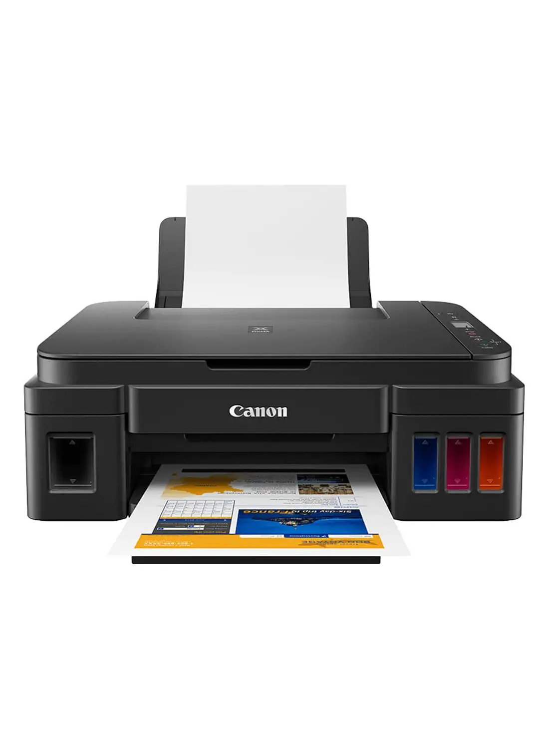 Canon Pixma G2410 Inkjet A4 4800 x 1200 نقطة لكل انش 8.8 الدفع لكل ألف أسود