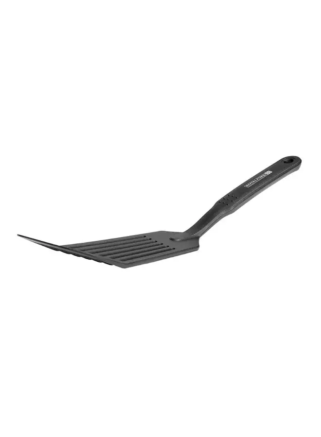 Royalford Long Slotted Spatula Black standard