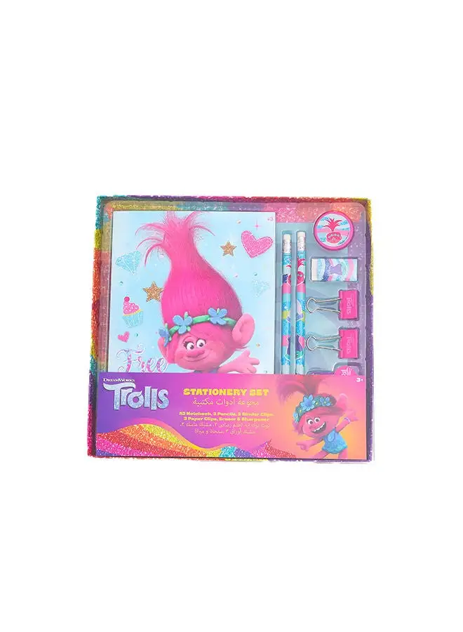 UNIVERSAL Universal Trolls Free To Sparkle 10Pc Stationery Box Set