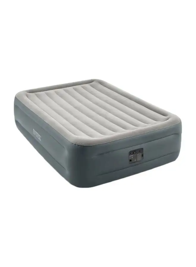 INTEX Dura-Beam Plus Series Essential Rest Airbed With Fiber Technology PVC Grey 203x152x46cm