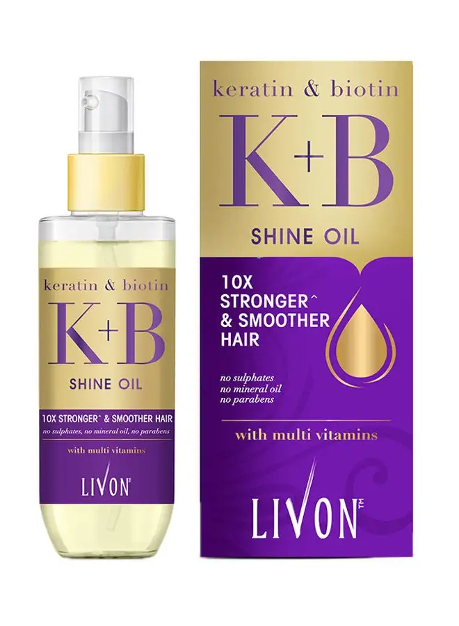 Livon Keratin And Biotin Smoothing Oil 100ml