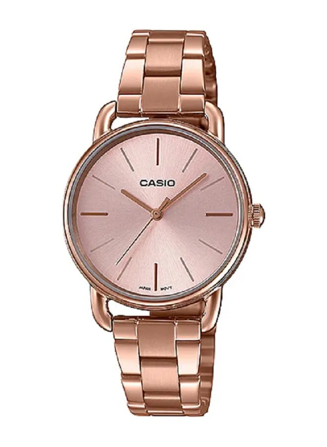 CASIO Stainless Steel Analog Wrist Watch LTP-E412PG-4ADF