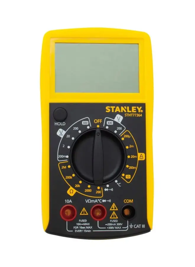 Stanley Digital Multi Meter Yellow/Black