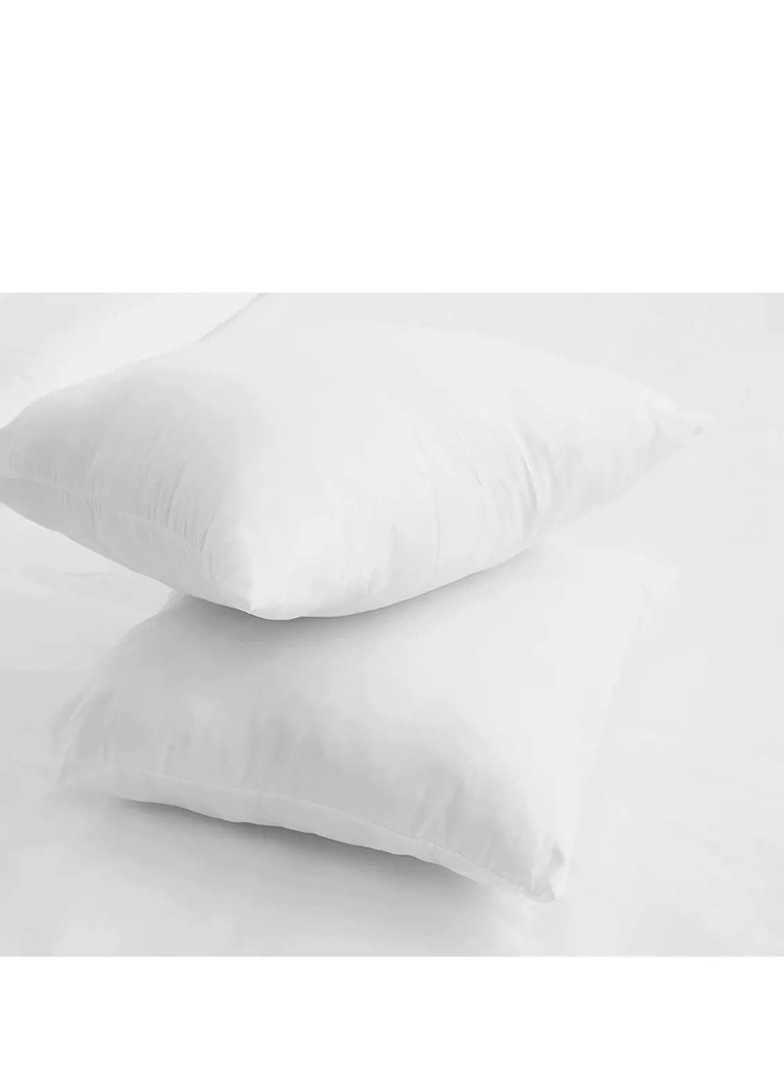 Maestro Maestro Cushion Filler قماش خارجي بوليثين ، حشوة ألياف مجوفة 350 جرام ، مقاس: 40 × 40 ، أبيض