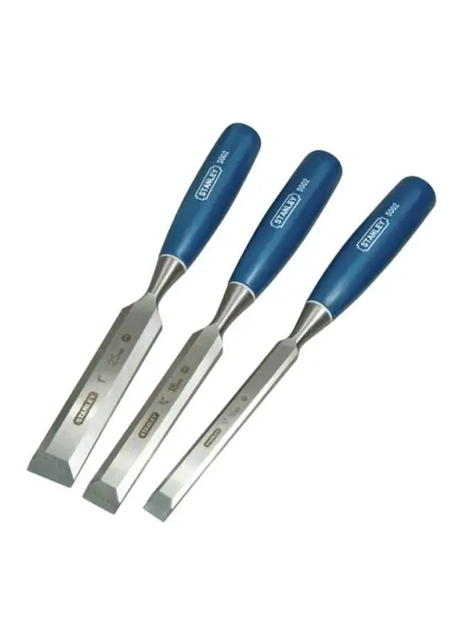 Stanley 3-Piece Chisel Set Blue/Silver 12, 18, 25mm