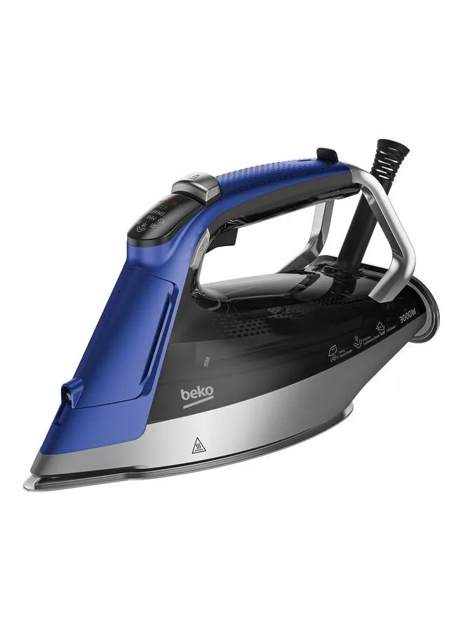 Beko Steam Iron, Dragon Future Iron, SoftGlide Soleplate, Auto Shut-Off 350 ml 3000 W SPA9130B Blue