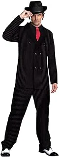 Mad Toys Gentleman Suit Dress Up Adult Halloween Cosplay Roleplay Theme Party Costumes, Large UK 16-18