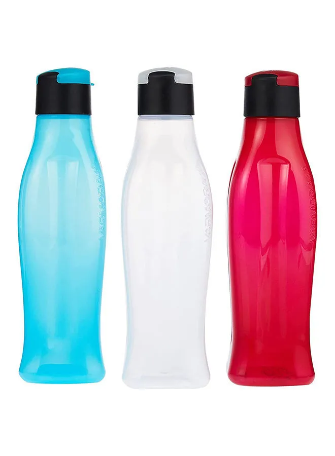 Varmora Varmora Aqua rio Water Bottle 3pc Set Asst 750 ML