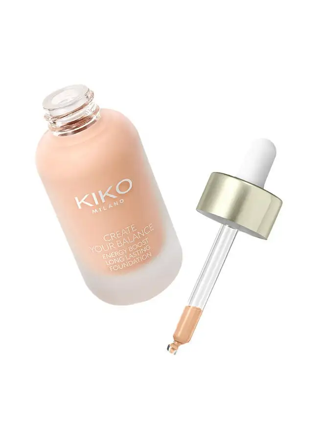 KIKO MILANO Energy Boost Long Lasting Foundation  Honey