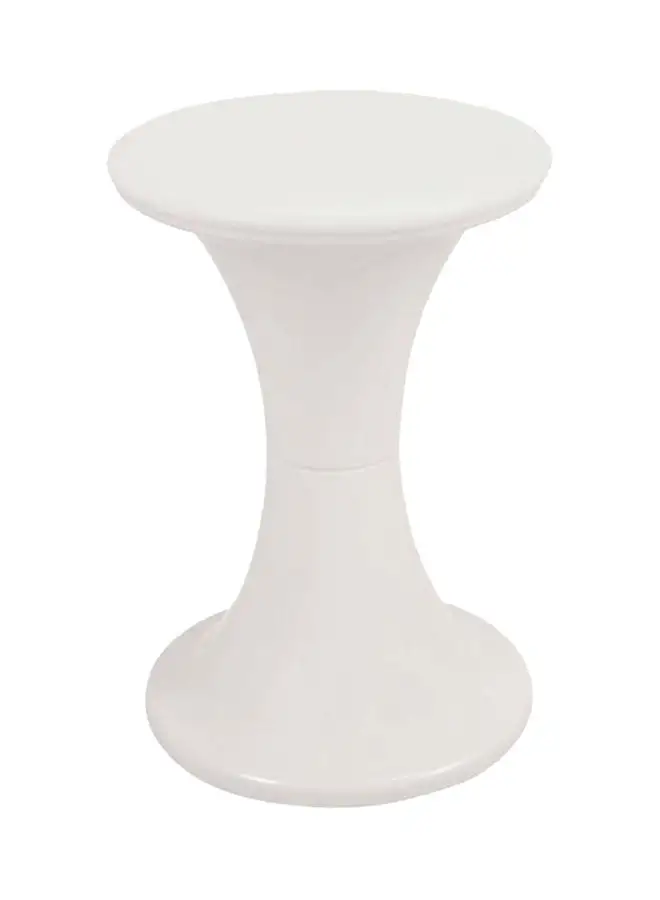 Cosmoplast Round Stool White