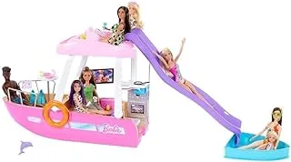 Barbie Dream Boat Playset with Pool, Slide and 20+ Accessories