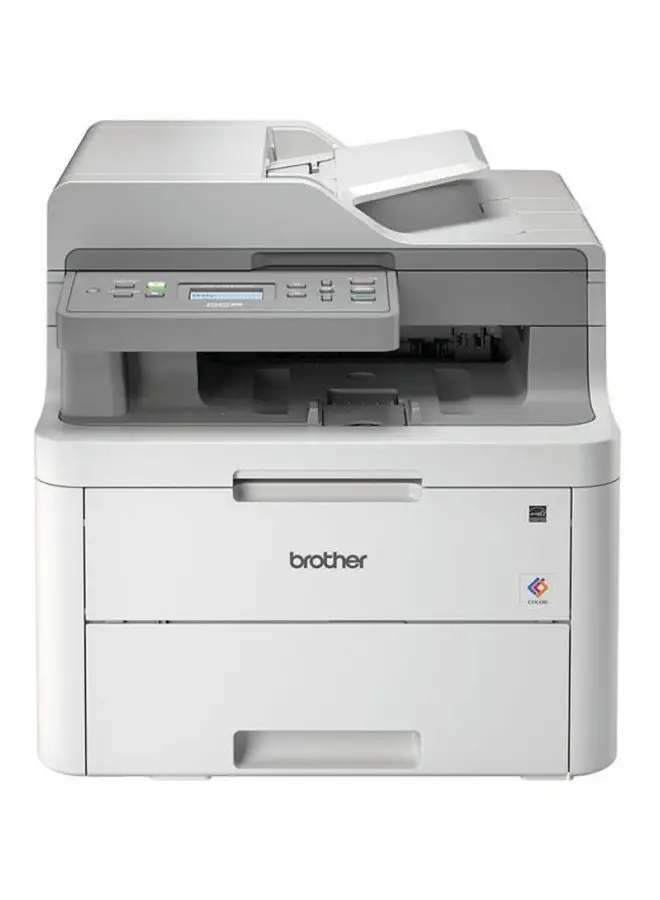 Brother DCP-L3551CDW طابعة محمولة لاسلكية ملونة LED الكل في واحد مع طباعة/مسح ضوئي/نسخ أبيض