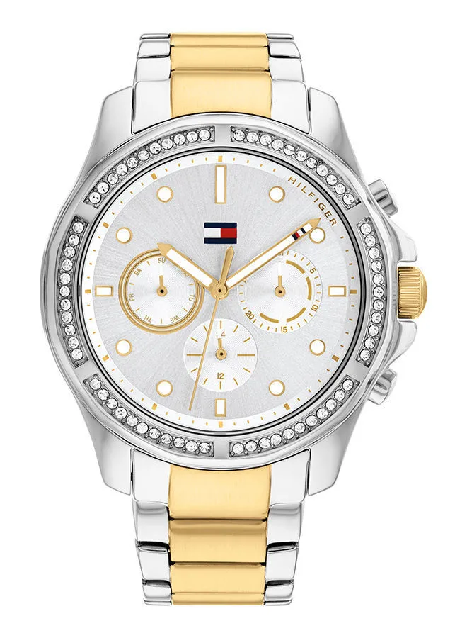 TOMMY HILFIGER Women's Analog Round Shape Stainless Steel Wrist Watch 1782615 - 41 Mm