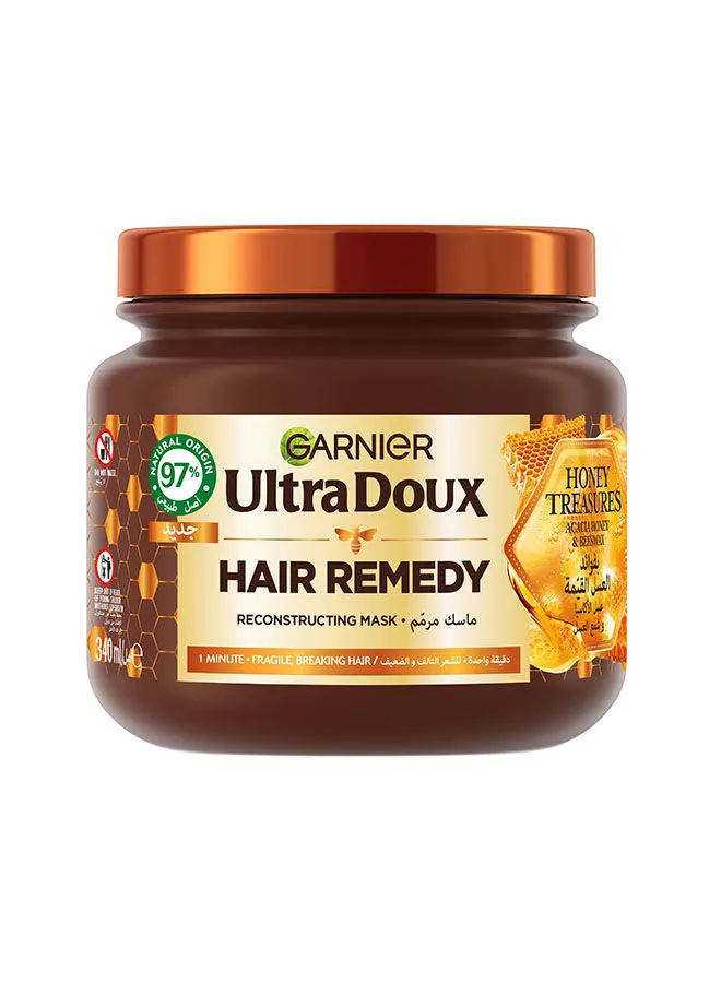 Garnier Ultra Doux Honey Treasures Restructuring Hair Remedy Mask for damaged hair 340ml