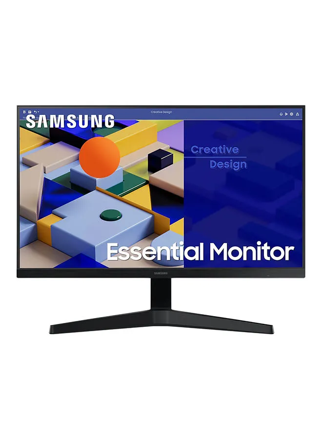 Samsung 27 inch Flat Monitor With FHD (1920X1080) Display, 3-sided borderless design, IPS, With Refresh Rate 75Hz, 5ms Response Time, AMD FreeSync LS27C310EAMXUE Black