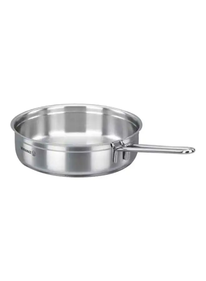 Korkmaz Alfa Stainless Steel Frypan Silver 24x6cm