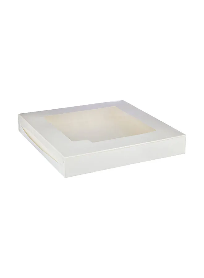 Hotpack Hotpack | Sweet Box Coated With Window 25X25Cm - 5 Pieces