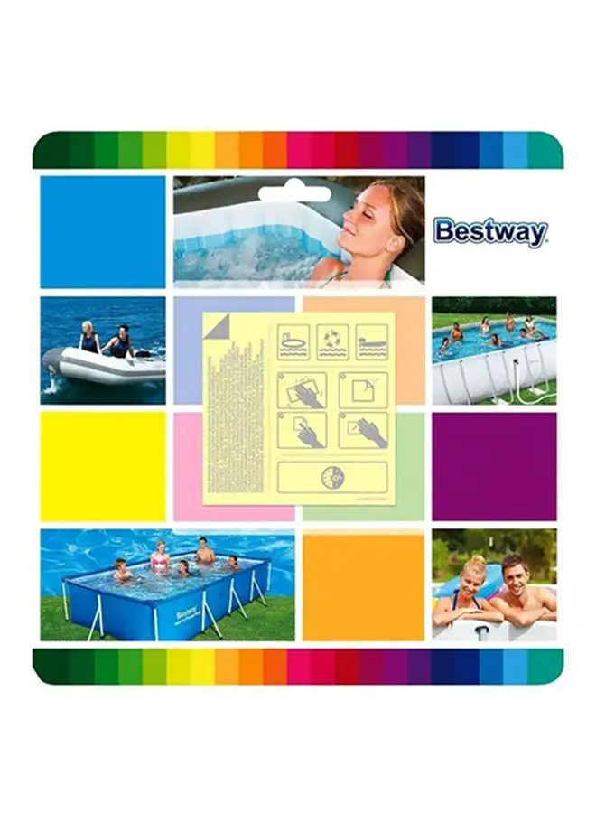 Bestway 10-Piece Self-Adhesive Underwater Repair Patch 6.5 x 6.5cm