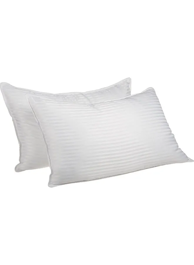 Hotel Linen Klub 2-Piece Hotel Soft Pillow Set Polyester White 50x75cm