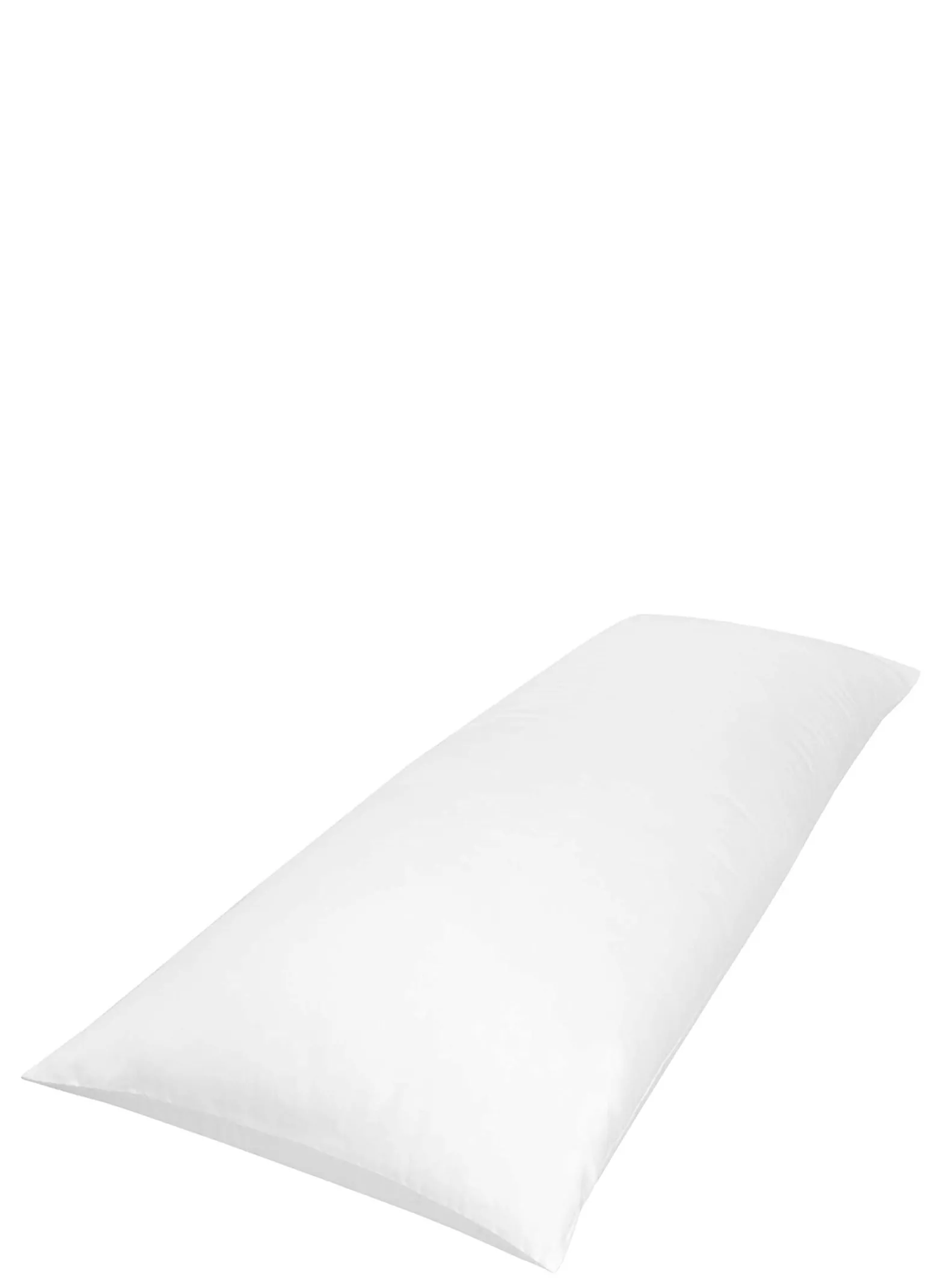 Maestro Maestro Full Body Pillow Cotton Feel Plain White Hollowfiber 1400gm Filling, Breathable Large Body Pillow for Side Sleepers, 45x 120 cm