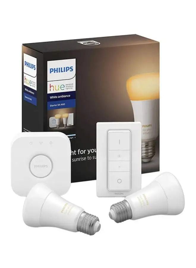 Philips PHILIPS HUE WA 8.5W A60 E27 SET UAE- STARTER KIT White