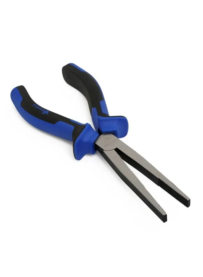 VTOOLS 8 Inch Long Flat Nose Pliers with Anti-Slip Handles