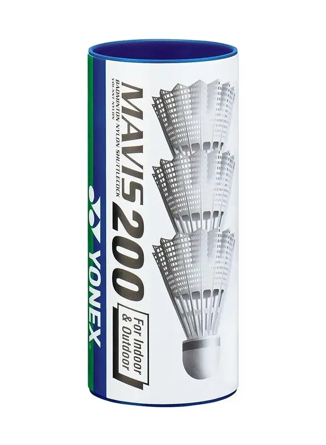 Yonex MAVIS 200 WHITE MIDDLE -1*3