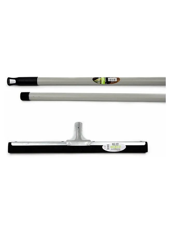 Paul Masquin Paul Masquin Floor Squeegee, 44 cm, Black Foam Blade w/Stick