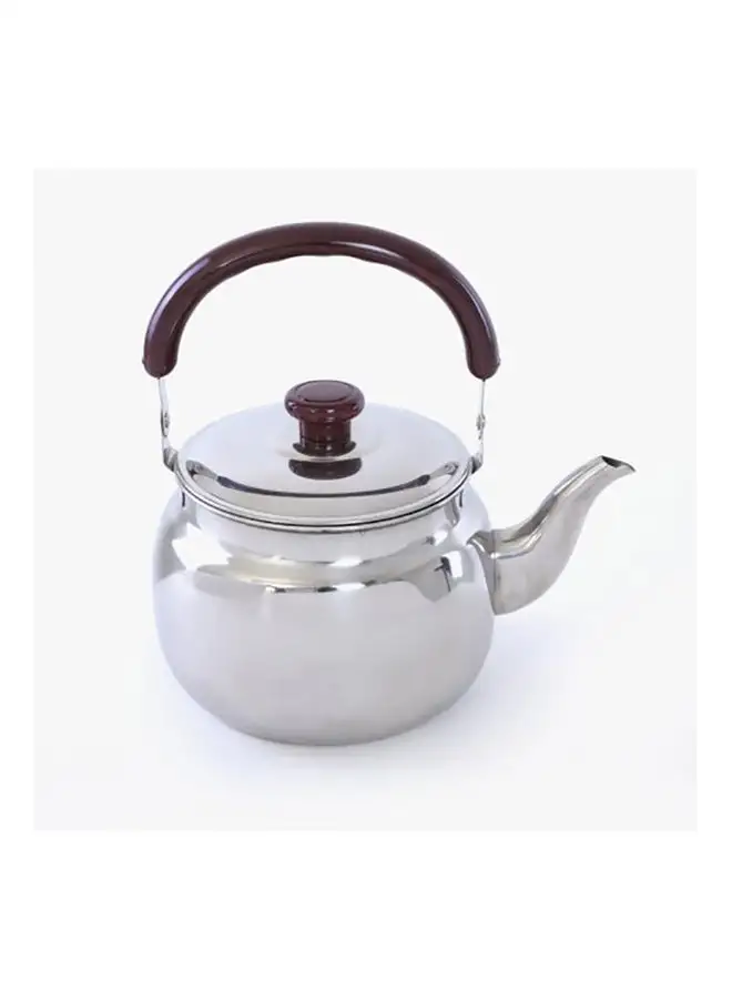 Royalford Classic Tea Kettle Silver/Brown 2Liters