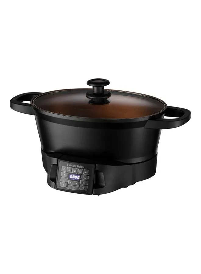 Russell Hobbs Good To Go Multicooker 8 Versatile Functions Including Slow Cooker Sous Vide Rice And Food Steamer 6.5 L 750.0 W 28270 Black